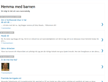 Tablet Screenshot of hemmamedbarnen.blogspot.com