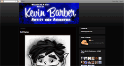 Desktop Screenshot of kevinbarber.blogspot.com