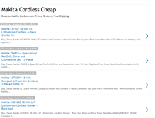 Tablet Screenshot of makita-cordless-tools.blogspot.com