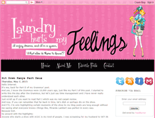 Tablet Screenshot of laundryhurtsmyfeelings.blogspot.com