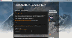 Desktop Screenshot of justanotherdancingteen.blogspot.com