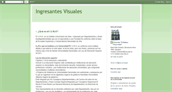 Desktop Screenshot of ingresantesvisuales.blogspot.com