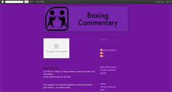 Desktop Screenshot of boxingcommentary.blogspot.com