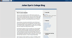 Desktop Screenshot of jdyercollegeblog.blogspot.com