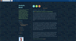 Desktop Screenshot of analyticbrain.blogspot.com