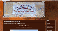 Desktop Screenshot of majesticstoneimport.blogspot.com