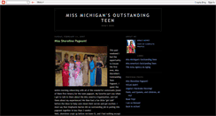 Desktop Screenshot of missmichiganteen.blogspot.com