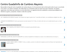 Tablet Screenshot of guadalinfocumbresmayores.blogspot.com