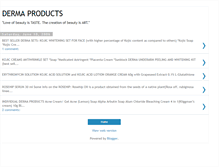 Tablet Screenshot of derma-products.blogspot.com