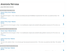 Tablet Screenshot of bio34anorexianervosa.blogspot.com