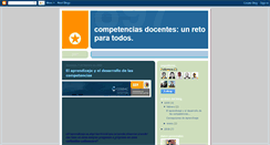 Desktop Screenshot of competenciadocentes.blogspot.com