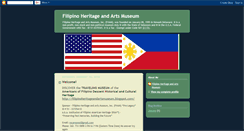 Desktop Screenshot of filipinoheritageandartsmuseum.blogspot.com