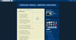 Desktop Screenshot of cerrandoheridasabriendocorazones.blogspot.com