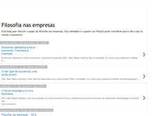 Tablet Screenshot of filosofianasempresas.blogspot.com