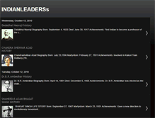 Tablet Screenshot of indianleaders.blogspot.com