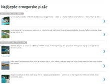 Tablet Screenshot of najljepsecrnogorskeplaze.blogspot.com