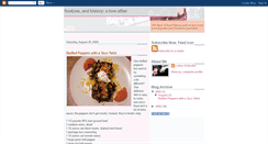 Desktop Screenshot of foodhistories.blogspot.com