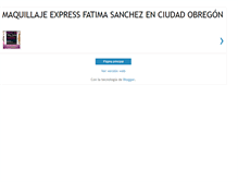 Tablet Screenshot of maquillajeexpressfatimasanchezcob.blogspot.com