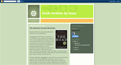 Desktop Screenshot of isaacsbookreviews.blogspot.com