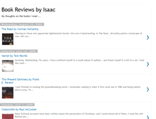 Tablet Screenshot of isaacsbookreviews.blogspot.com