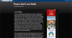 Desktop Screenshot of peaceandloverally.blogspot.com