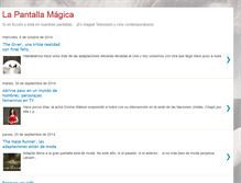Tablet Screenshot of lapantallamagica.blogspot.com