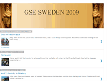 Tablet Screenshot of gsesweden2009.blogspot.com