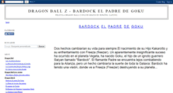 Desktop Screenshot of dbz-bardack-el-padre-de-goku.blogspot.com