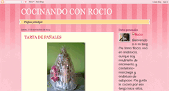 Desktop Screenshot of cocinandoconrocio.blogspot.com