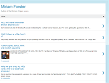 Tablet Screenshot of msforster.blogspot.com