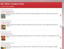 Tablet Screenshot of myothercreativeside.blogspot.com