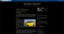 Desktop Screenshot of motoring-projects.blogspot.com