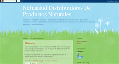 Desktop Screenshot of natusaluddistribuidores.blogspot.com