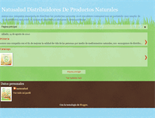 Tablet Screenshot of natusaluddistribuidores.blogspot.com