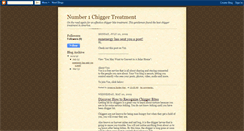 Desktop Screenshot of best-chigger-treatment.blogspot.com