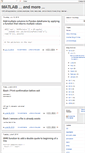 Mobile Screenshot of matlabnewbie.blogspot.com
