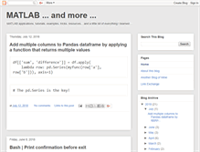 Tablet Screenshot of matlabnewbie.blogspot.com