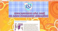 Desktop Screenshot of educansaojose.blogspot.com