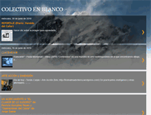 Tablet Screenshot of colectivoenblanco.blogspot.com
