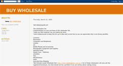 Desktop Screenshot of buywholesale.blogspot.com