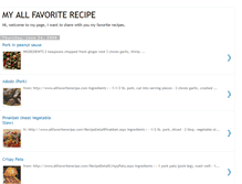 Tablet Screenshot of mydelicious-recipe.blogspot.com