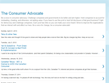 Tablet Screenshot of beaconsumeradvocate.blogspot.com
