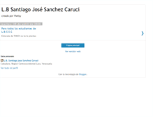 Tablet Screenshot of lbsantiagosanchezcaruci.blogspot.com