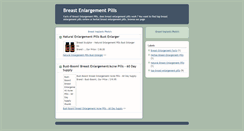 Desktop Screenshot of breastenlargementtoket.blogspot.com