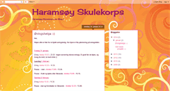 Desktop Screenshot of haramsoyskulekorps.blogspot.com