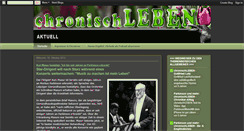 Desktop Screenshot of chronisch-leben-aktuell.blogspot.com