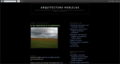 Desktop Screenshot of noblejas-arquitectura.blogspot.com