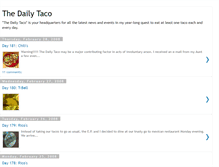 Tablet Screenshot of dailytaco.blogspot.com