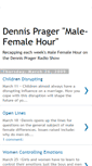Mobile Screenshot of prager-male-female-hour.blogspot.com