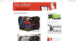 Desktop Screenshot of erikjohnsonillustrator.blogspot.com